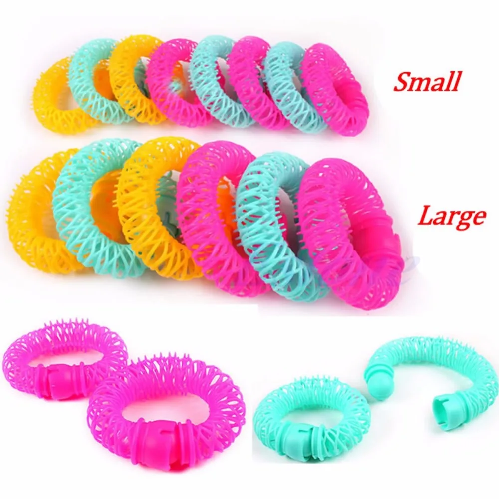 6 шт. 8 бигуди для завивки волос|hair styling roller|hair curler roller toolmagic hair spiral curlers |