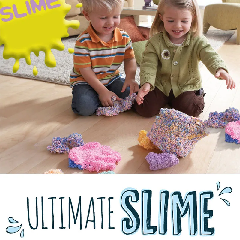 Clay slime ramen mud DIY color paper crystal snowflake puzzle decompression children's toys | Игрушки и хобби