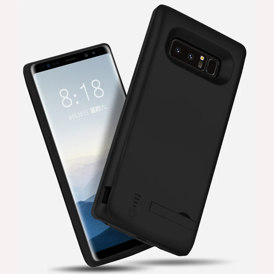 

6500mah External Backup Battery Charger Case Extended Rechargeable Power Bank Case Cover Funda For Samsung Galaxy Note 8