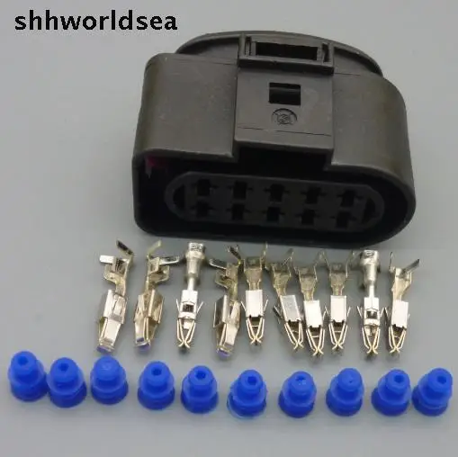Shhworldsea 15 комплектов 10 контактный разъем для автомобильной фары серии VW