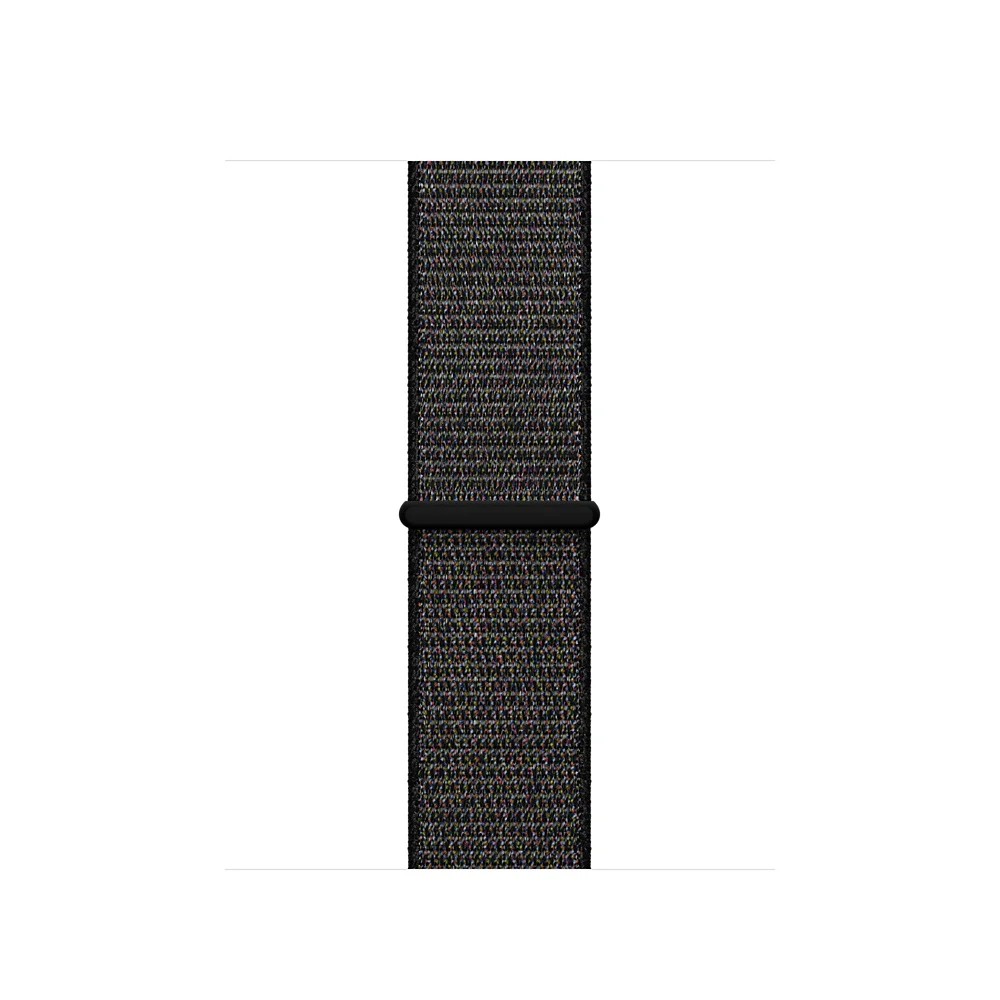 20 мм нейлоновый ремешок-петля для оригинальных Xiaomi Huami Amazfit Bip BIT Lite Молодежные Смарт-часы носимые наручные браслет Amazfit ремешок для часов - Цвет: Черный