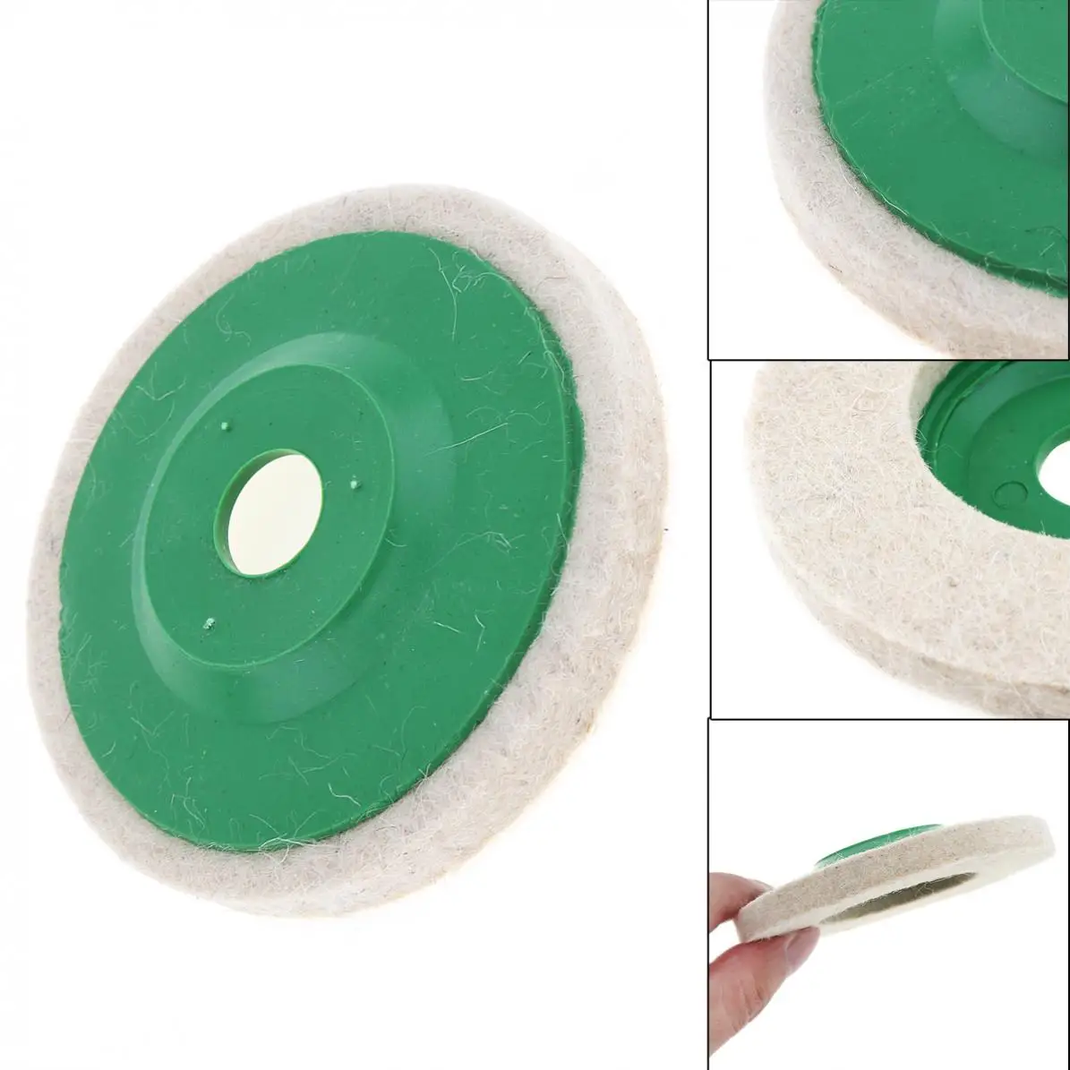 

Precision Soft Wool Polishing Plate Felt Wheel for Metal / Glass /Ceramics