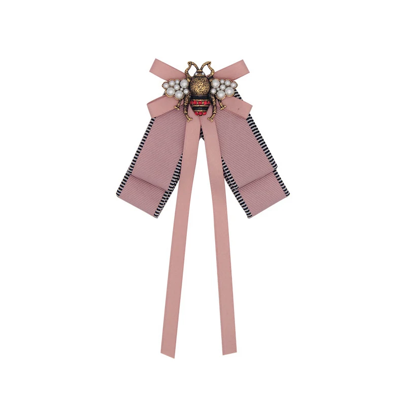 Europe And The United States Retro High-Grade Insect Brooch Fashion Personality Bee Bow Pin Clothing Decoration Gift | Дом и сад