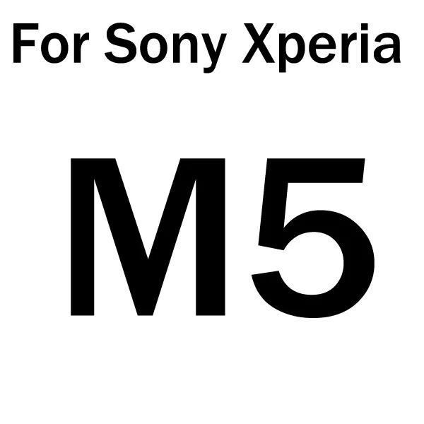 For M5 Закаленное стекло для sony Xperia Z Z1 Z2 Z3 Z4 Z5 Compact Mini для sony Xperia M4 Aqua M5 защитная пленка из закаленного стекла - Цвет: For M5