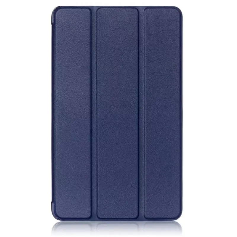 Dark Blue Чехол для планшета huawei Media Pad T3 8,0, однотонный тонкий складной чехол с подставкой, умный чехол для планшета, защитный чехол для huawei T3 8 дюймов - Цвет: Dark Blue