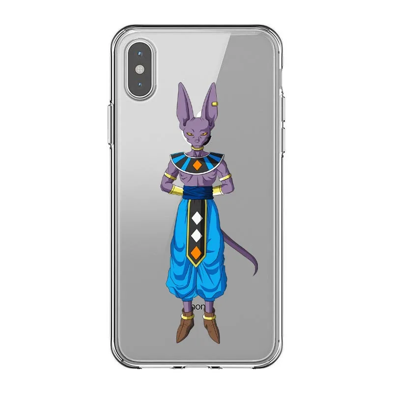 Чехол для телефона с Dragon Ball; Dragonball z Мягкий ТПУ чехол для iPhone X чехол Гоку для iPhone 5S, se, 6, 6 s, Plus, 7 8 плюс XS MAX XR