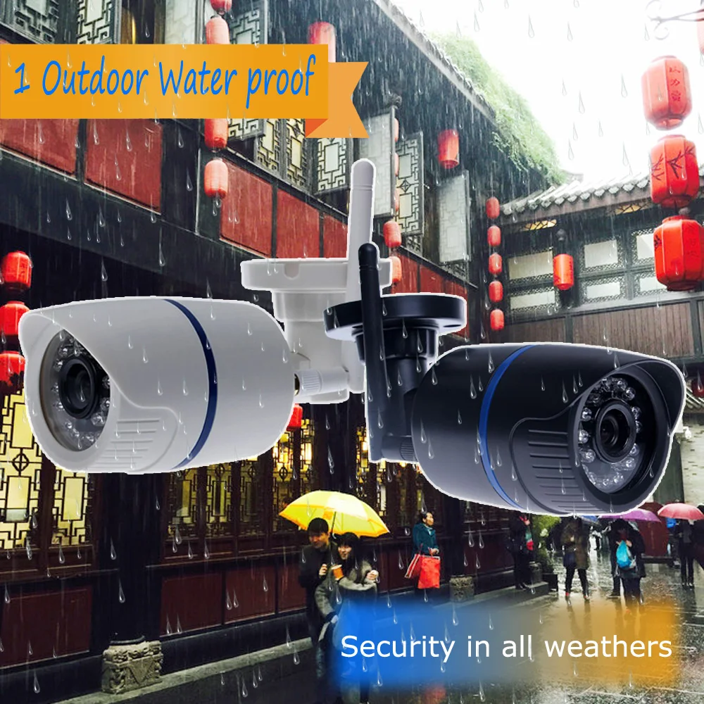 YOOSEE wifi 128G sd-карта 1080P ИК Пуля ONVIF охранная сигнализация ночной вид P2P IP Cam сброс CCTV Аудио наружные Мобильные часы