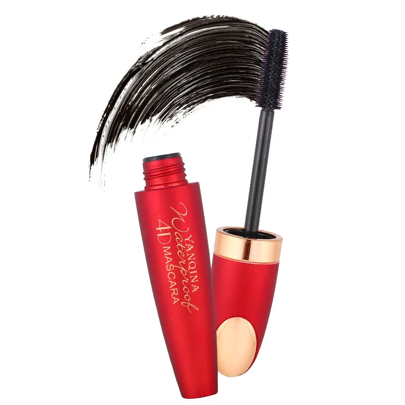 1 PC Mascara 4d Fiber Lashes Silk Waterproof Rimel 3D Thick Black Lash Eyelash Extension Lengthening Eyes Makeup |