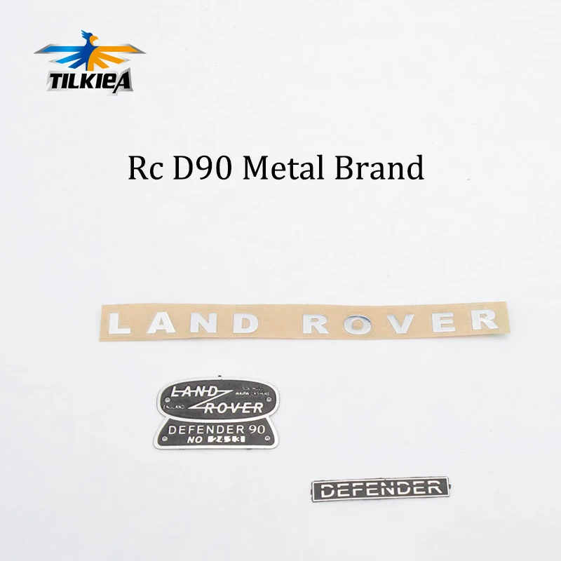 Rc Металл D90 логотип Rand Lover Rock Clawer брендовые декоративные детали Defender обновления