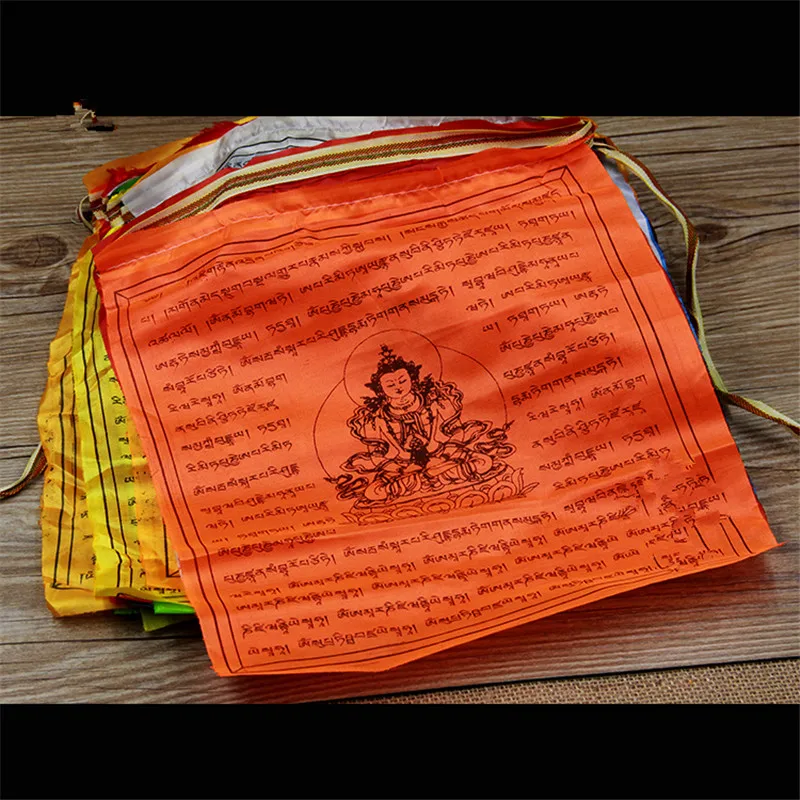 Буддистские товары священный Шелковый молитвенный флаг для продления жизни