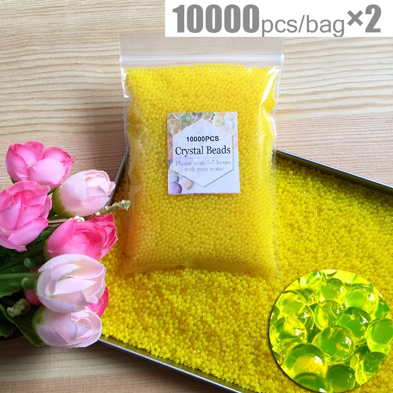 Гидрогелевые полимерные шарики для украшения 20000 шт./пакет орбиз цветы свадьбы