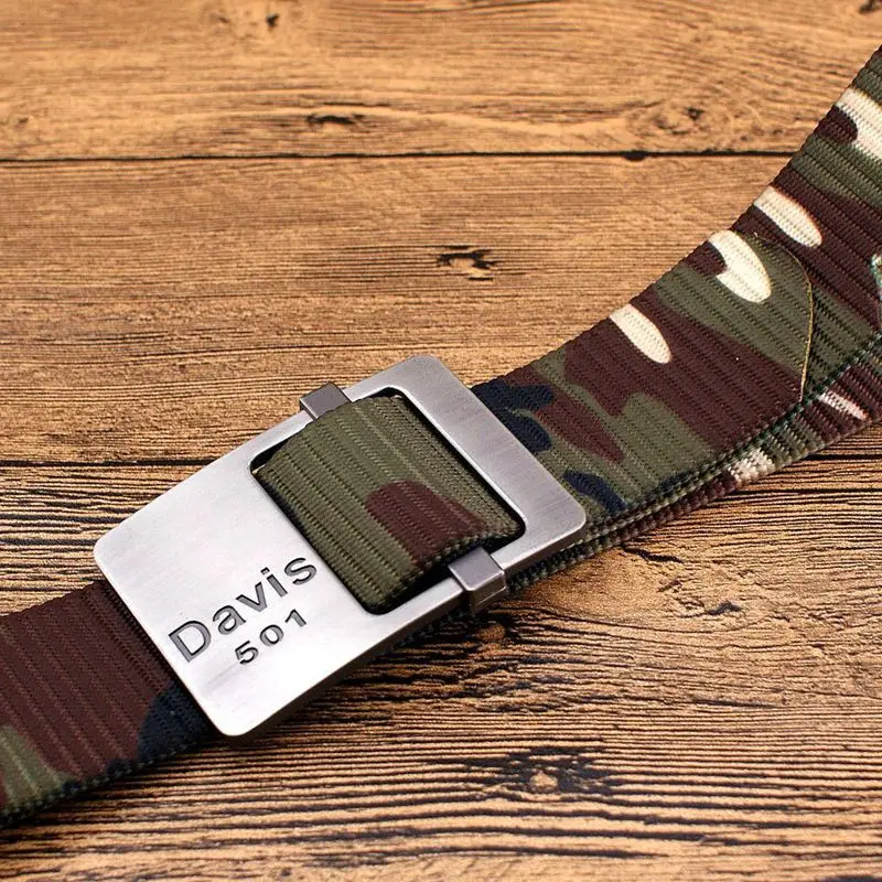 BBN 2018 new Camouflage printing Hip-hop graffiti Korean version of the trend Casual belts Male and female couple Canvas belt | Аксессуары