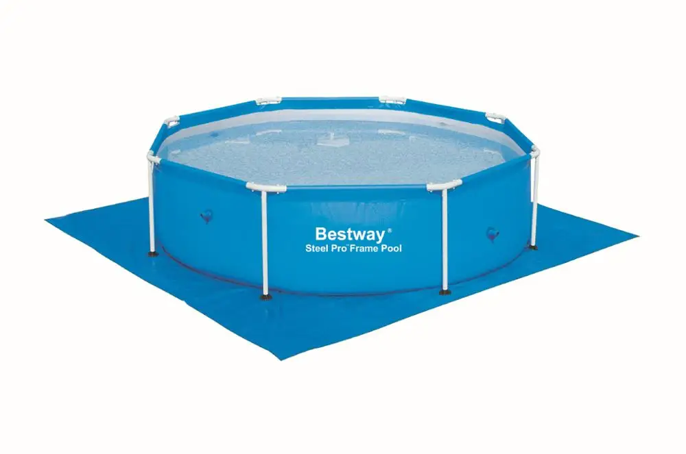 58000 Bestway 274x274 см Толстая защитная подушка для наземного бассейна/наземной ткани/пухового коврика/нижней ткани для бассейна B31