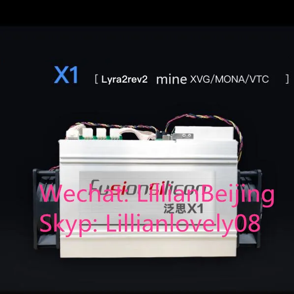 Fusion Silicon X1 12,96G Lyra2rev2 miner 12.96GH/s mining XVG MONA VTC coin