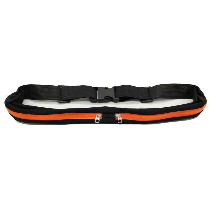 Orange Sports pocket Двойной карманный ремень для бега мини поясная сумка для женщин и мужчин Удобная поясная сумка для путешествий многофункциональная водонепроницаемая сумка для телефона T8 - Цвет: Orange Sports pocket