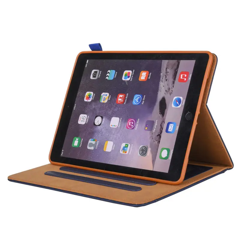 Чехол подставка из ПУ кожи для Apple iPad 9 7 2018 2017 Air 1 2 5 6 Pro 7|Чехлы планшетов и