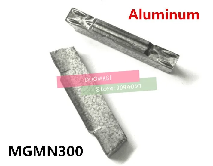 

10 шт. MGMN300 для токарной вставки из алюминиевого карбида, Заводские розетки, режущие вставки, ЧПУ, для канавок MGEHR & MGIVR & MGEVR