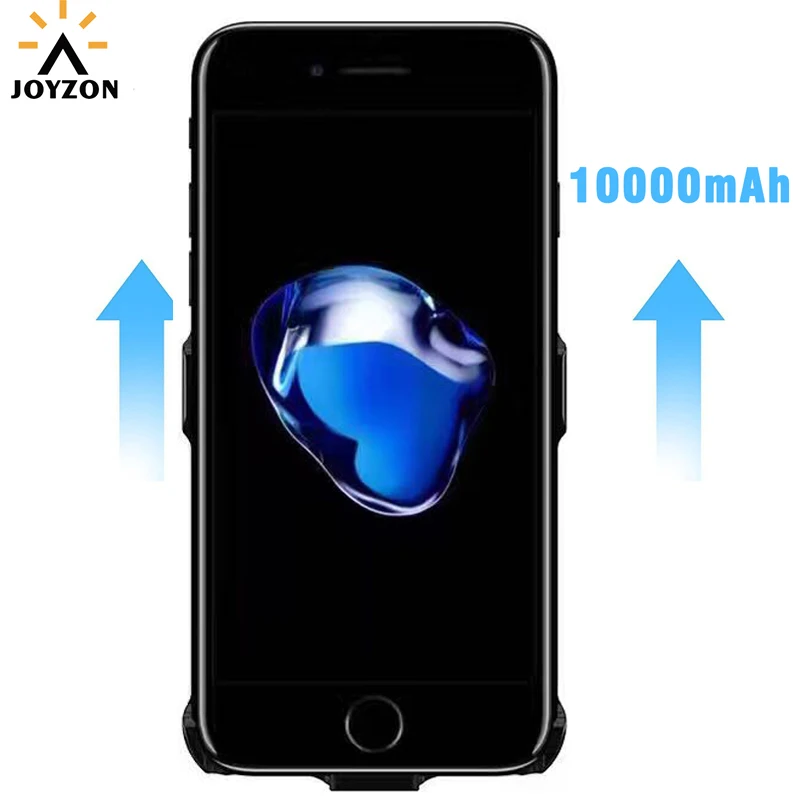 Новые 10000 мАч батарея зарядное устройство случае для iPhone 7 Plus 6 6S 8 плюс запасные
