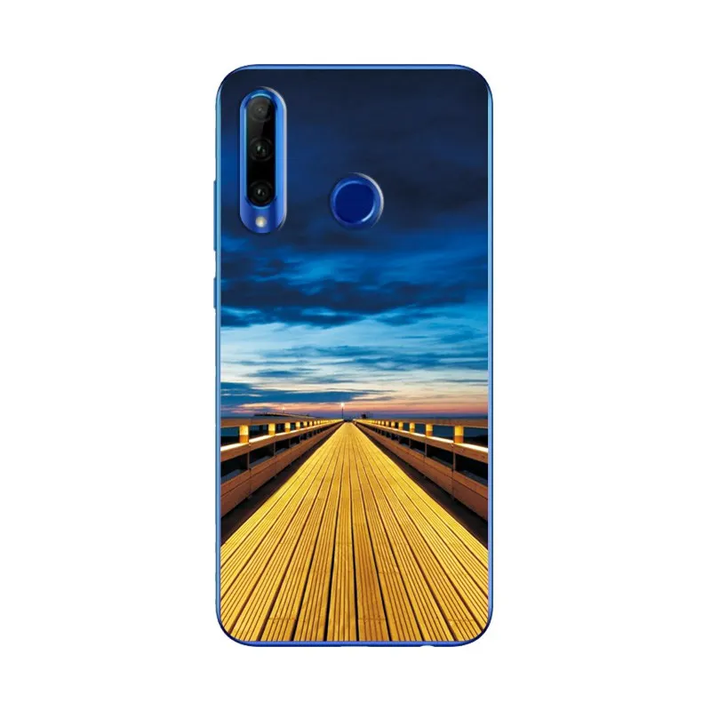 Soft TPU Phone Case For Huawei Honor 10i HRY-LX1 6.21'ɼover Colorful Painted Novelty Shell Para Capa Funda |