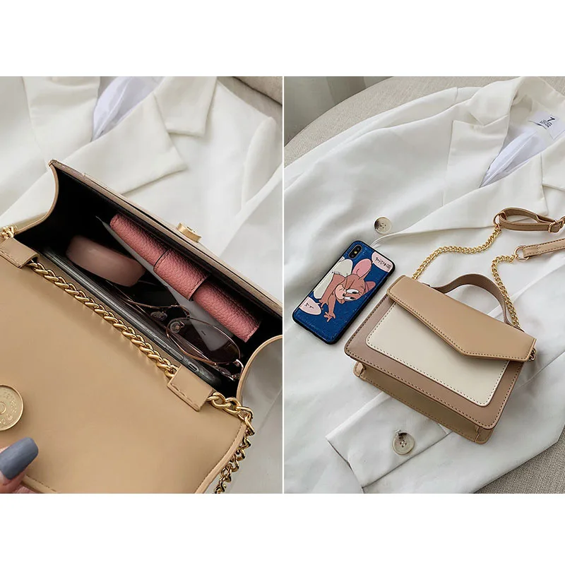 

New Brand PU Leather Women Handbags Fashion Chain Shoulder Bags Female Luxury Designer Crossbody Bags Lady Messenger Bags ZWW01