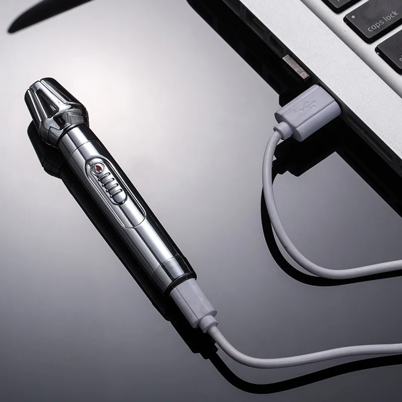 1 шт. USB Электронная зажигалка портативная ультра-тонкая Зажигалка для сигарет