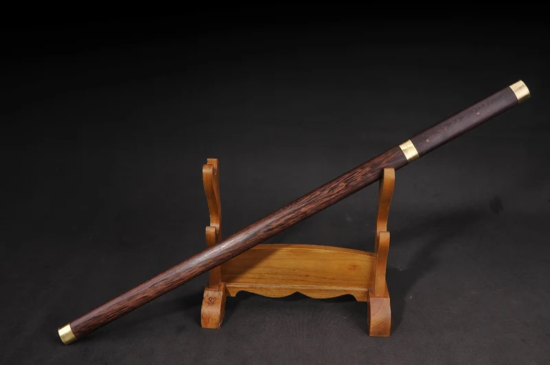 Китайский меч династии Тан прямой ручной работы дамасский сложенный стальной