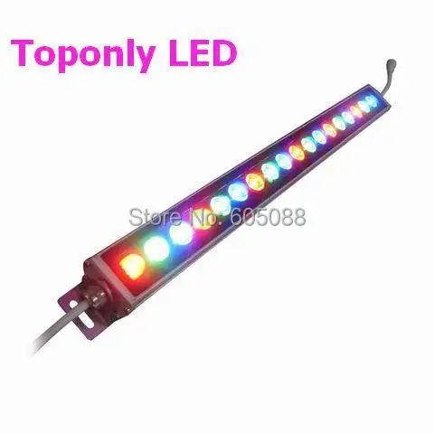 

IP65 outdoor 500mm linear bar Edison led wall washer lamp DC24v high power led landscape lighting R/G/B/W/Y/RGB colors 30pcs/lot