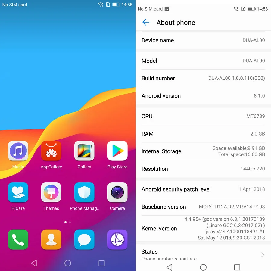 Новый huawei Y5 Prime 2018 2 GB 16 Honor Play 7 5 45 &quotчесть FullView Дисплей 4G LTE мобильный телефон 4 ядра