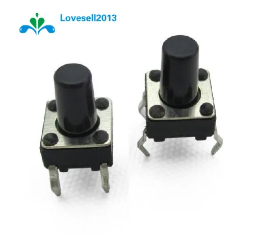Тактовый кнопочный переключатель 6x6x9 мм 4 контакта DIP 20 шт.|dip switch|dip push buttondip button |