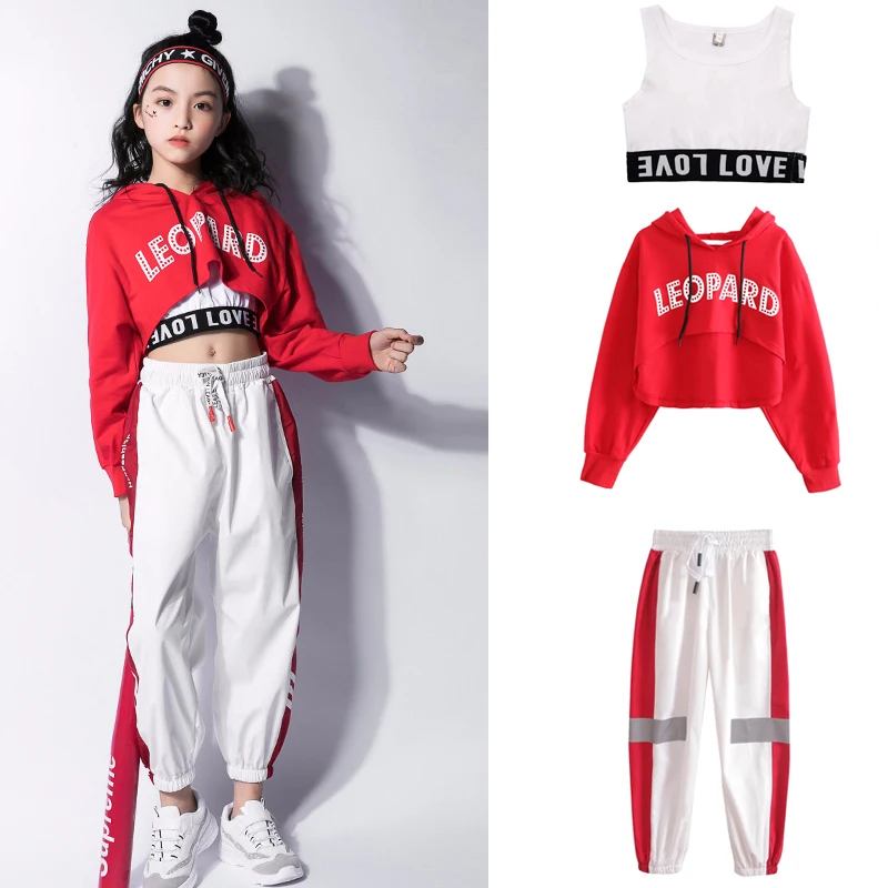 Костюмы для джазовых танцев костюм в стиле хип хоп девочек одежда выступлений на