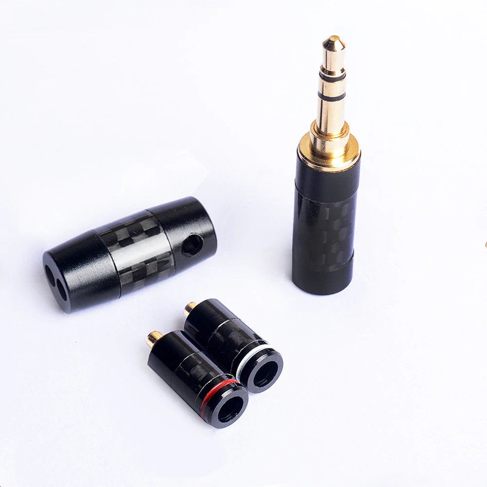 Интерфейс OKCSC MMCX разъем 3 5 мм DIY Hi-Fi набор аксессуаров для наушников