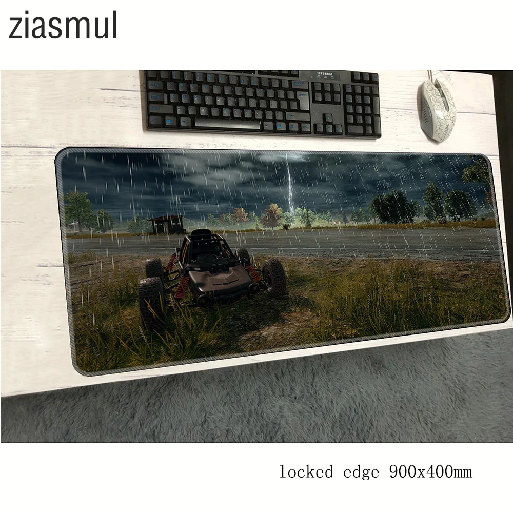 Коврик для мыши pubg 900x400x3 мм большие коврики лучший игровой коврик
