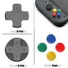 Набор ручных зажимов для джойстика, аналоговая Крышка для джойстика, кнопка s D-Pad, переключатель для Nintendo DOS, контроллер NS Joycon