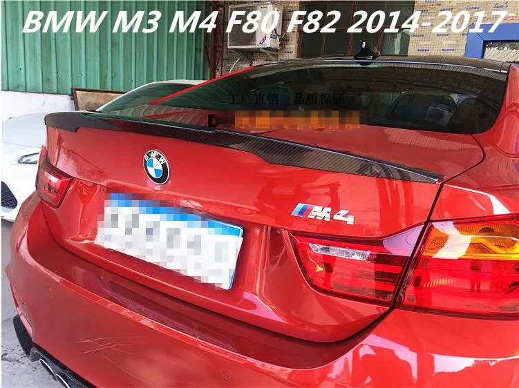 Автомобильный спойлер для заднего крыла багажника из углеродного волокна BMW M3 M4