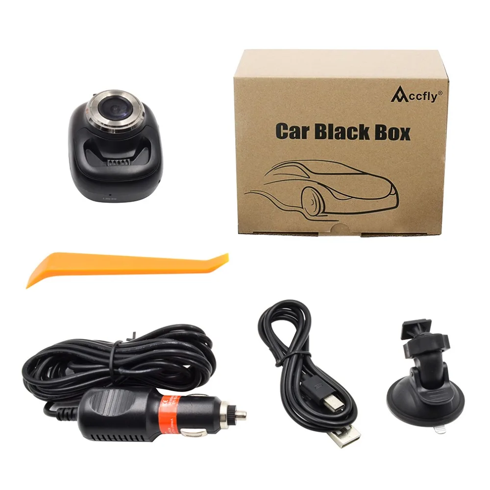 ACCFLY Mini 1,5 дюймов Автомобильный видеорегистратор, видеорегистратор, 1080P HD в приборной панели автомобиля Камера вождения видео рекордер WDR Cam