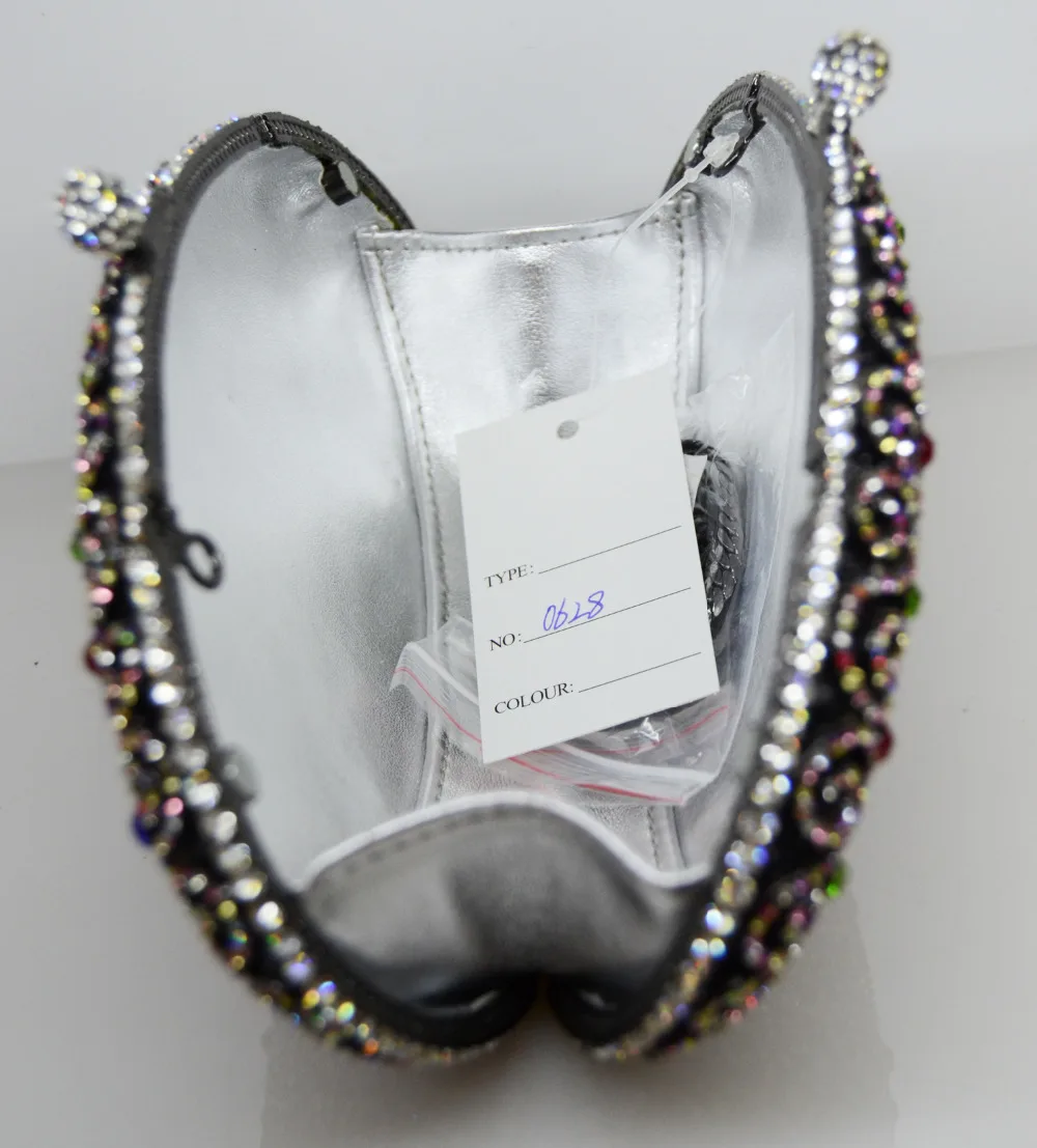 LaiSC рисунок заливки в виде водоворота мини обувь с украшением кристаллов