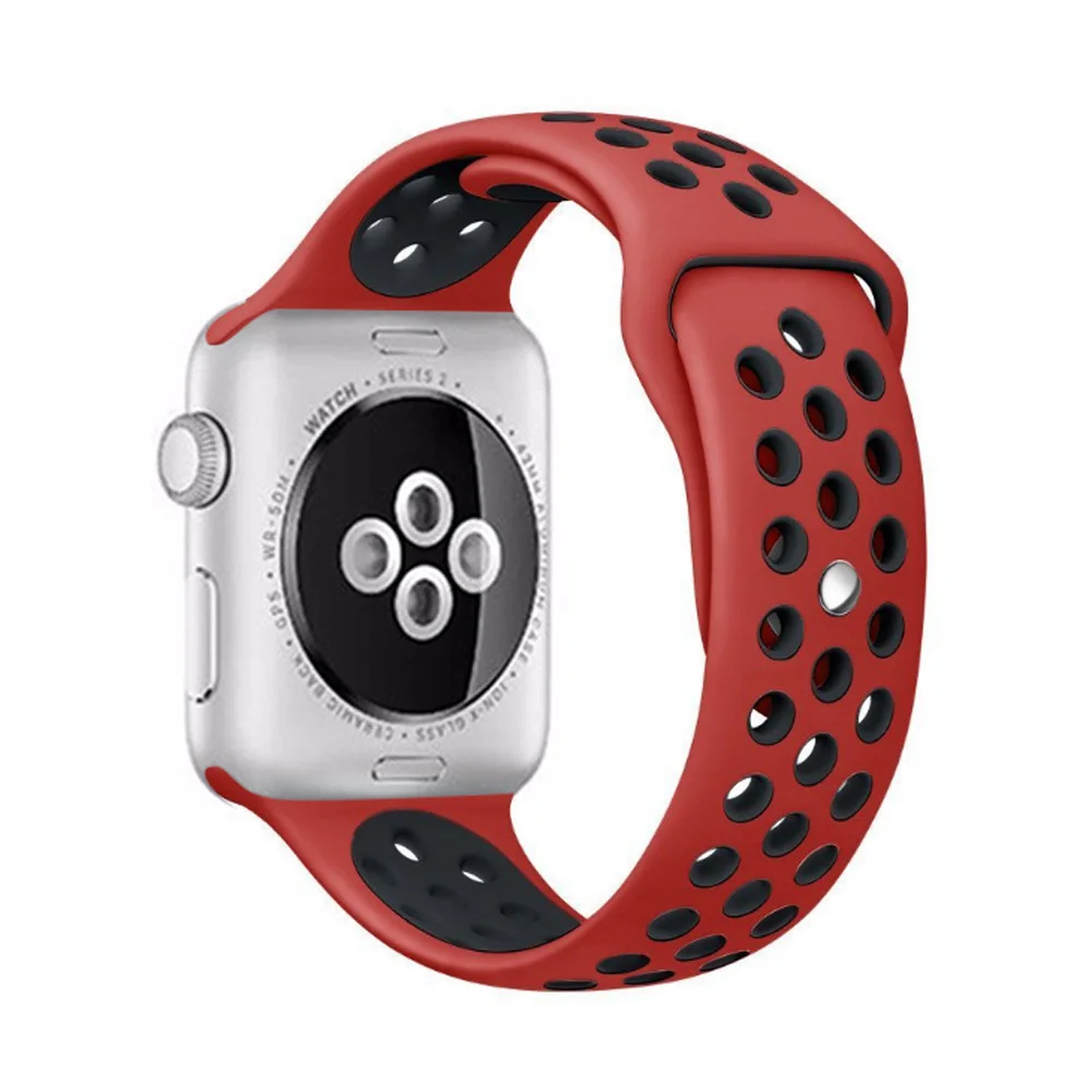 Мягкий силиконовый сменный спортивный ремешок для 38 мм Apple Watch Series1234 42 наручных