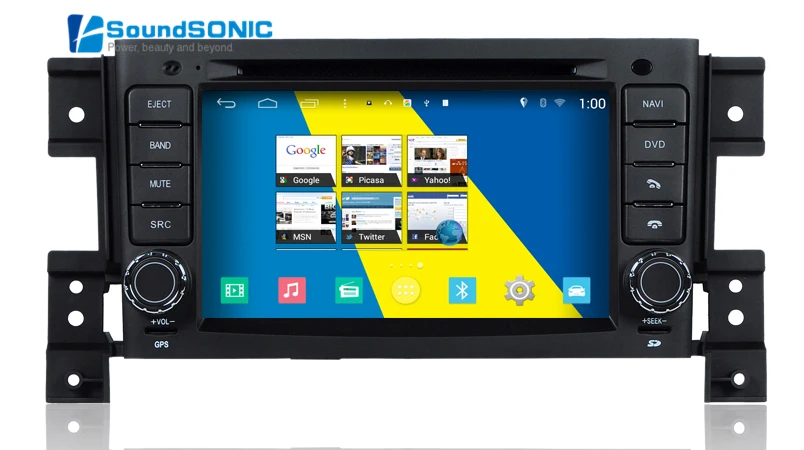 Гранд Витара Авторадио Радио для автомобиля Suzuki Сенсорный экран DVD GPS навигационная система развлечений на.