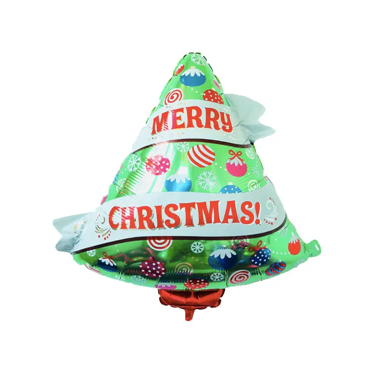 christmas tree Новогодний Декор рождественские украшения балон Санта Гелий Фольги Гигантский Большой шар надувной подарок дерево украшения детские игрушки - Цвет: christmas tree