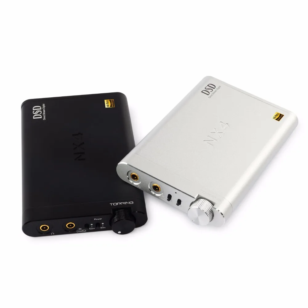 Портативный USB DAC DSD декодер Topping NX4 внешний усилитель для наушников в алюминиевом