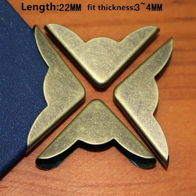 Под бронзу книга Скрапбукинг Альбомы меню Угловые протекторы металлические