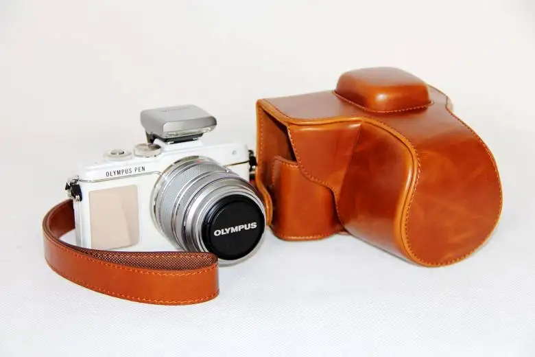 Заводские магазины высокого качества камеры кожаный чехол для Olympus PEN EPL7 E-PL7