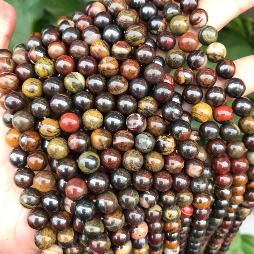 

AAAA Natural TigerIron Stone Beads Round Loose Stone Beads For DIY Jewelry Making Bracelet Necklace Accessories 6/8/10mm