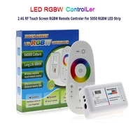 rgbw rgb led controler touch screen 2 4g dc 12v 24v 18a remote controller channel for 5050 rgb rgbw strip