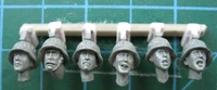 135 resin kit wwii british troops head 6 figures04