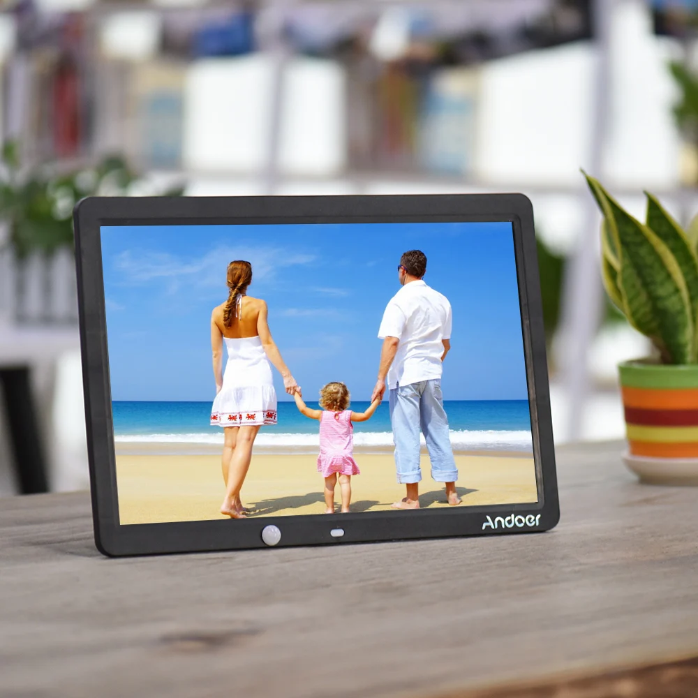 Andoer 15 &quotсветодиодный электронный цифровой фоторамка настенный 1280*800 цифровая с