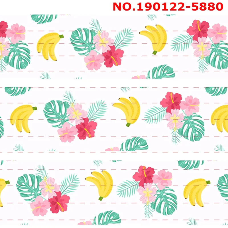 10 ярдов-Различные размеры-лента с принтом фруктов корсажная лента 190122 | Дом и сад