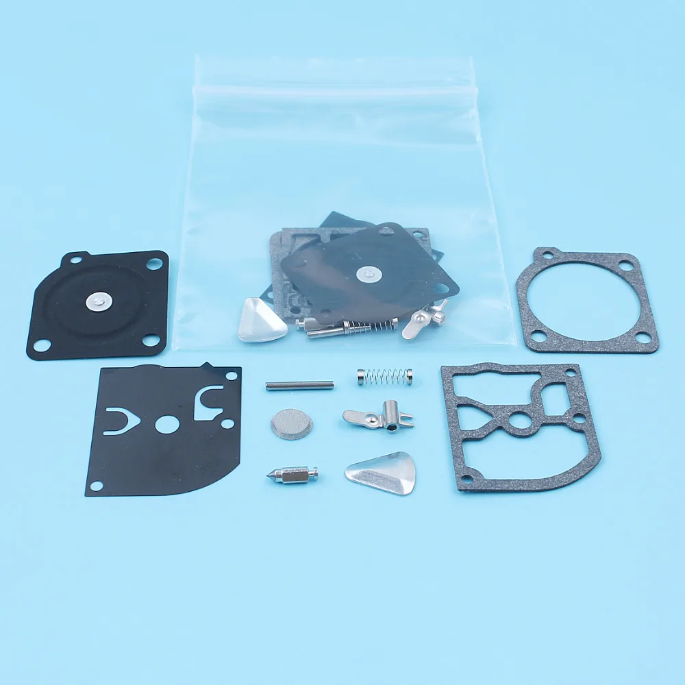 

2Pcs/lot Carb Carburetor Repair Rebuild Kit For Partner 400 410 450 460 490 510 Jonsered 2041 2045 2050 & RS44 ZAMA RB-45 Saws