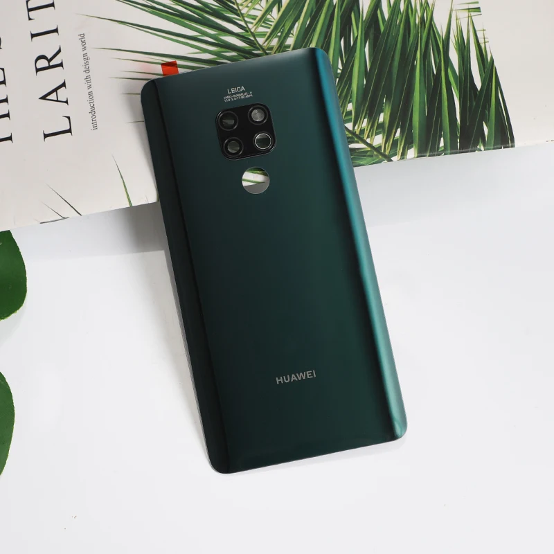 Mate 20 корпус для huawei mate 20 задняя крышка запчасти из стекла батарея Дверь реальный+ клей для камеры