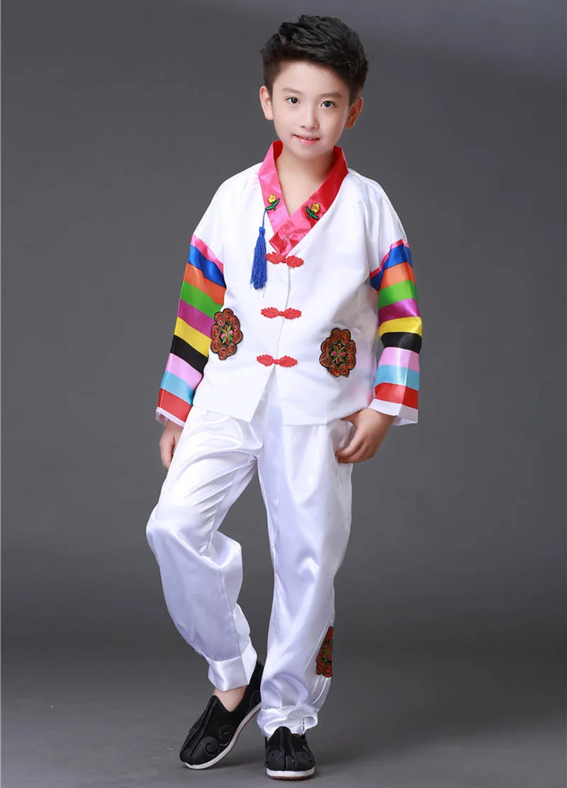 Традиционная корейская одежда для мальчиков костюм мужское платье Hanbok Hanfu